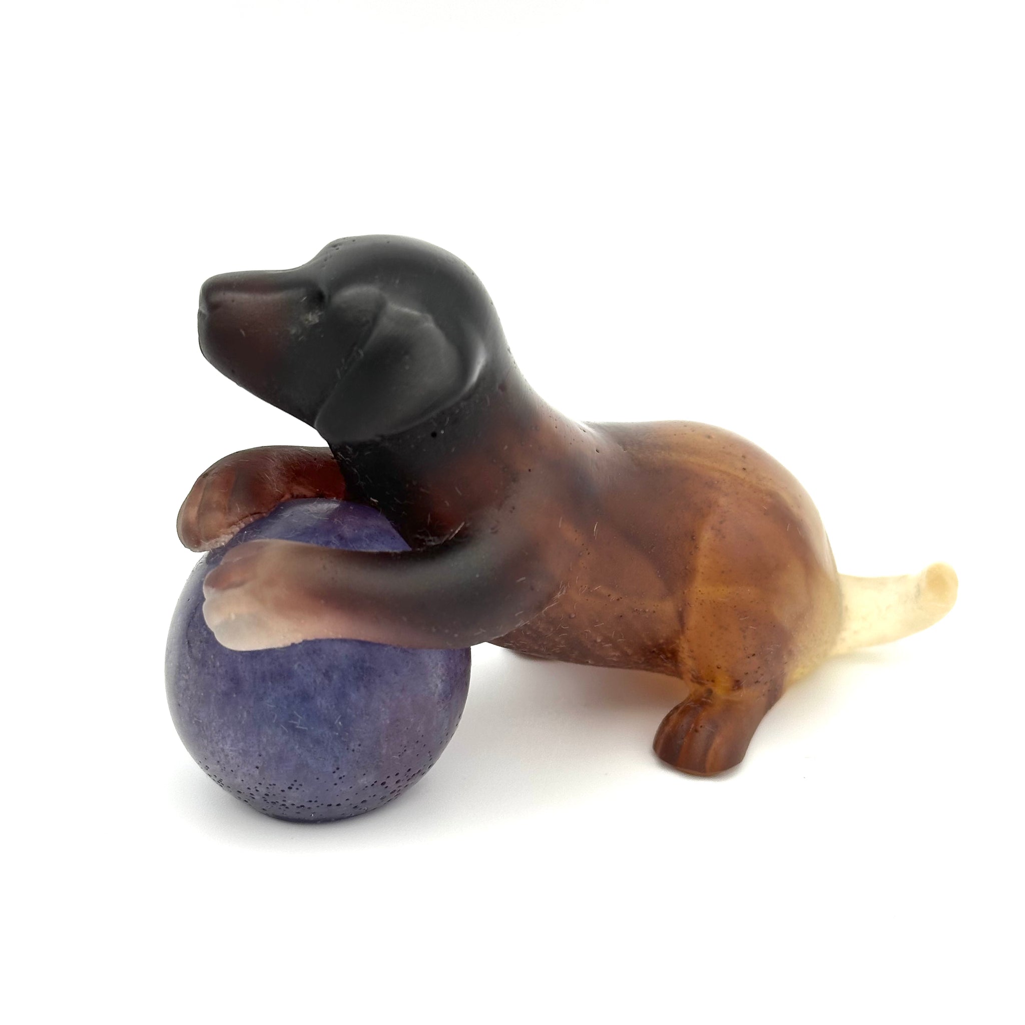 シェパード　Daum France クリスタル置物 Daum Crystal Puppy – Ashley's Equestrian