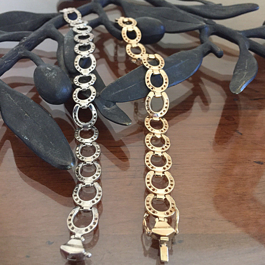 Horseshoe Bracelet, 14k gold