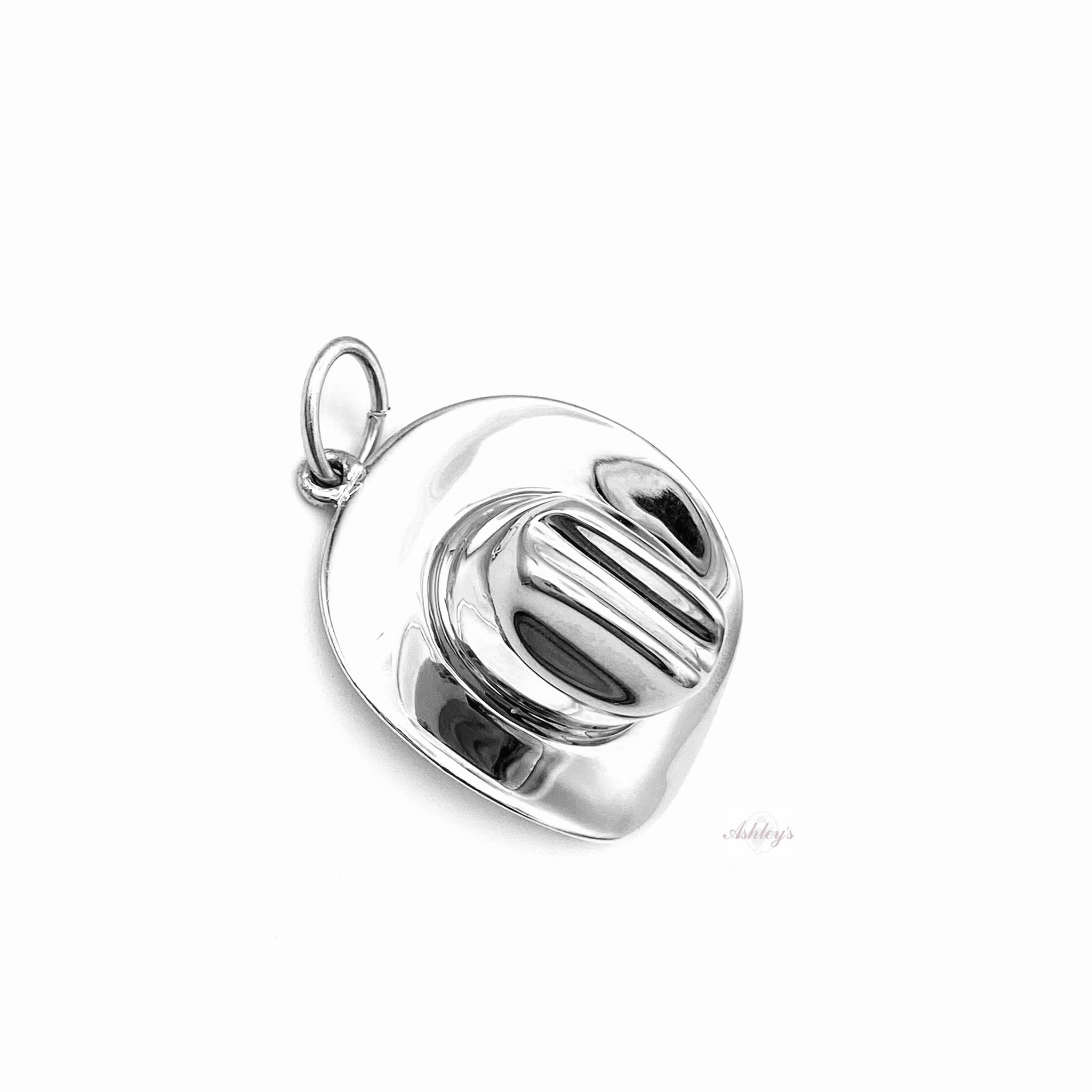 Cowboy Hat Charm, Sterling Silver – Ashley's Equestrian